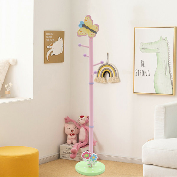 Childrens coat hooks online with shelf